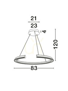 ORINOCO Luces Exclusivas függesztéklámpa LE46130 small 4