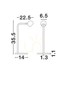 PUCARANI Luces Exclusivas asztali lámpa LE46133 5 PUCARANI Luces Exclusivas asztali lámpa LE46133 small 5