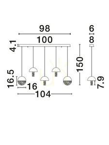 TARREGA függőlámpa a Luces Exclusivas-tól LE46173 1 TARREGA függőlámpa a Luces Exclusivas-tól LE46173 small 1