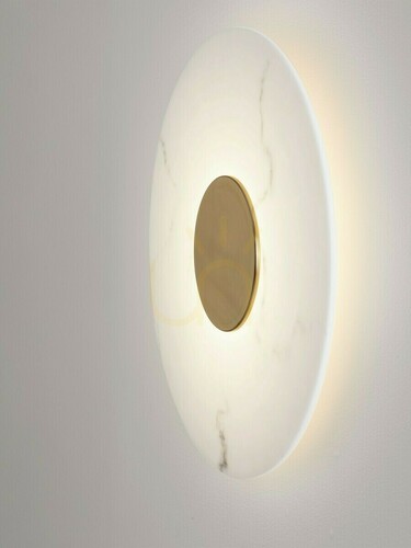 Jelölje be VILLAN Luces Exclusivas LE46230 LED fali lámpa, 60 cm, fehér és arany