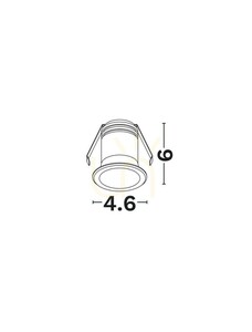 Luces Exclusivas BENIFA fehér süllyesztett LED lámpa 3 W LE62045 small 1