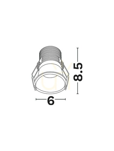 Jelölje be CAMARI Luces Exclusivas mennyezeti lencse LE62150