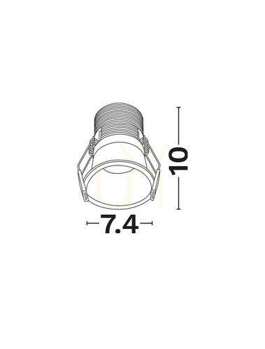 Jelölje be CAMARI Luces Exclusivas mennyezeti lencse LE62151