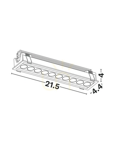 Jelölje be CARCAIX Luces Exclusivas mennyezeti háló LE62232