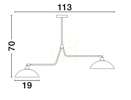 Jelölje be BAMORE Luces Exclusivas függesztéklámpa LE43707
