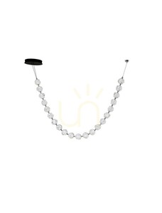 Luces Exclusivas CHEPEN LE44424 függeszték, 280 cm-es füzér, LED 91 W 3000 K, 6659 lm, akril és fekete fém small 0