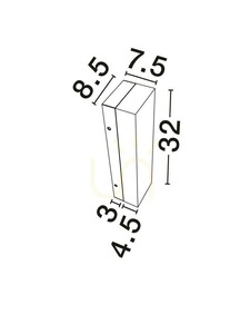 RIELVES Luces Exclusivas fali lámpa LE46138 small 5