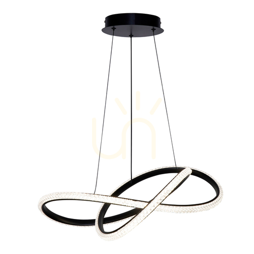 Jelölje be Függőlámpa Italux Almera LED fekete 60 cm PND-64728-BK