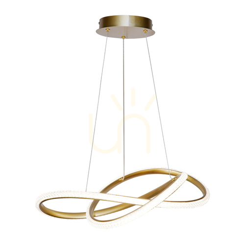 Jelölje be Függőlámpa Italux Almera LED aranysárga 60 cm PND-64728-GD