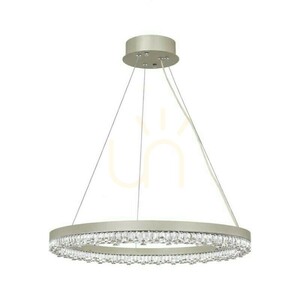 Italux Barlo LED függőlámpa, ezüst, 50 cm, PND-34526-M-SILV small 1