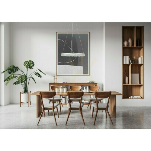 Jelölje be Italux Barlo LED függőlámpa, ezüst, 50 cm, PND-34526-M-SILV