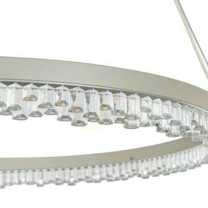 Italux Barlo LED függőlámpa, ezüst, 50 cm, PND-34526-M-SILV small 4