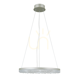 Italux Barlo LED függőlámpa, ezüst, 50 cm, PND-34526-M-SILV small 0