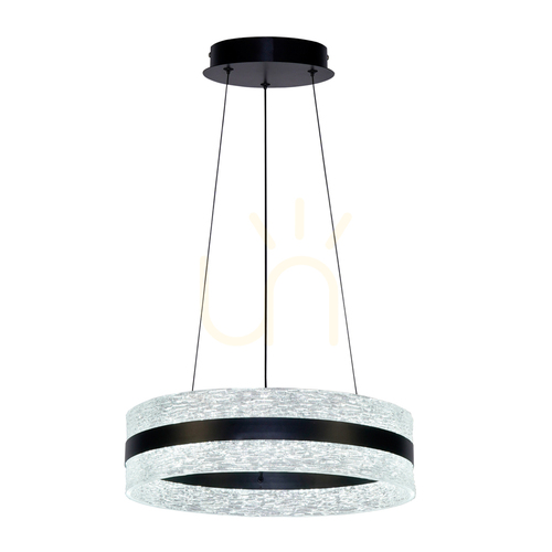 Jelölje be Italux Blera LED fekete függőlámpa 40 cm PND-98273-BK