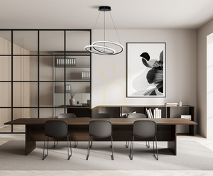 Italux Kortia LED függőlámpa fekete 48 cm PND-64873-BK small 1