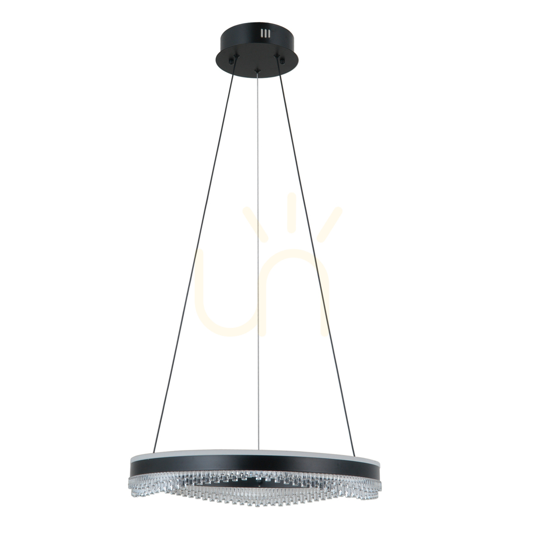 Jelölje be Függőlámpa Italux Morte LED fekete 50 cm PND-34535-M-BK Függőlámpa Italux Morte LED fekete 50 cm PND-34535-M-BK