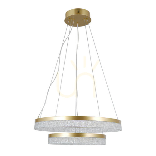 Jelölje be Függőlámpa Italux PND-34533-2L-GD LED aranysárga 60 cm 36W modern