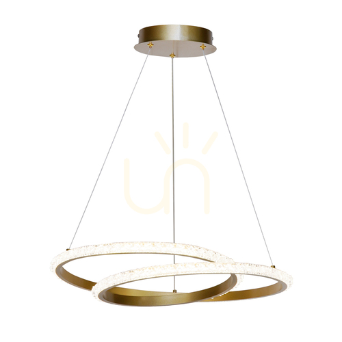 Jelölje be Italux LED függőlámpa aranysárga 50 cm PND-12436-GD
