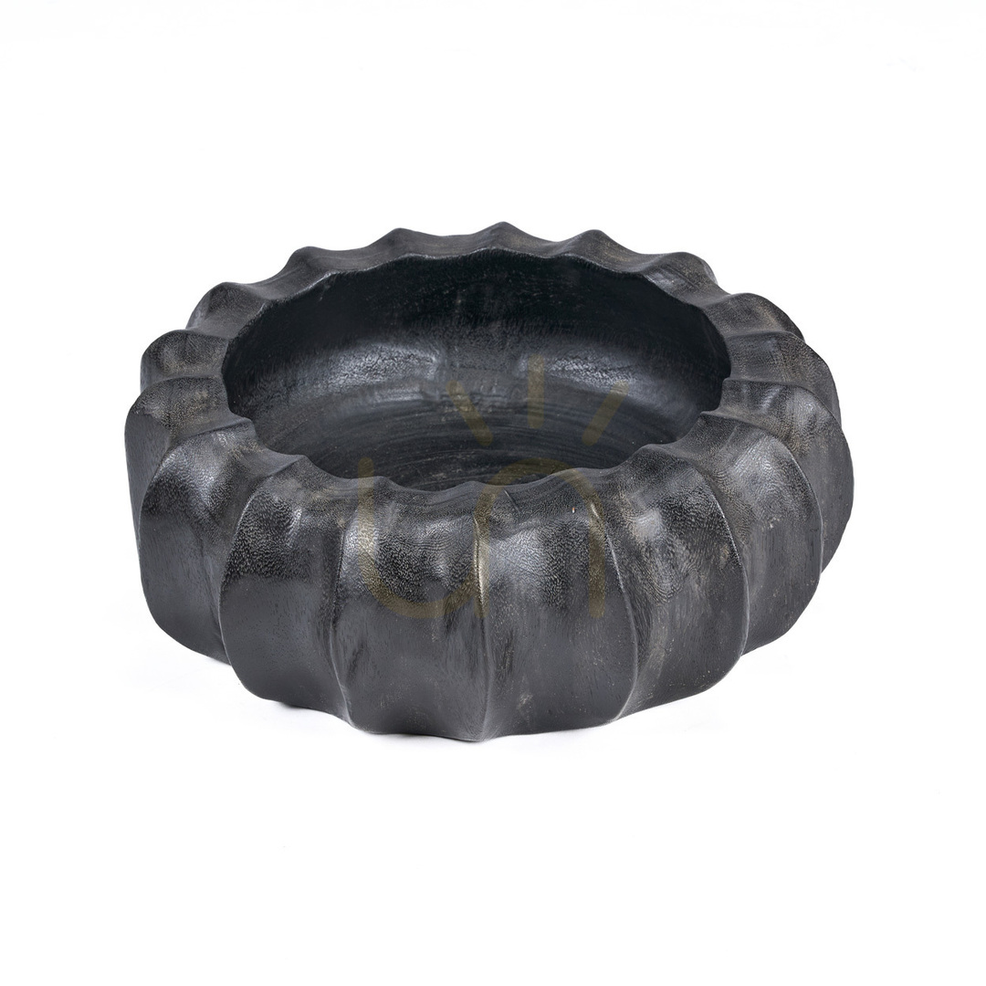 Előadás Tál Kuro Kabocha fekete Bowls 40 cm Tál Kuro Kabocha fekete Bowls 40 cm
