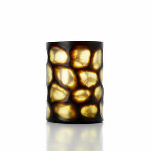 Vague Dorée L mézszínű üvegváza, Glass Collection small 0