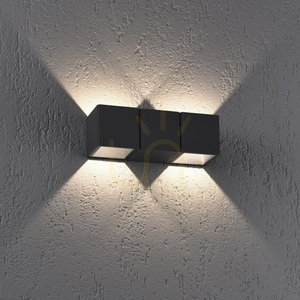 MARCEL fali lámpa 9658-13 Antracit 2xLED small 4