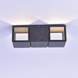 MARCEL fali lámpa 9658-13 Antracit 2xLED small 9