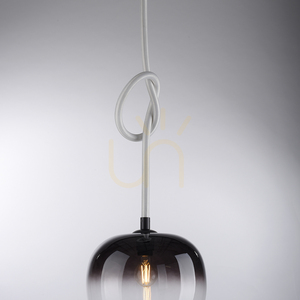 LUMA 2410-18 függőlámpa világító LED-kötéllel, fekete, E27 small 12