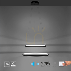 CIRCLE függőlámpa 11525-13 Antracit 2xLED small 9
