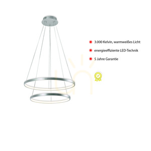 CIRCLE függőlámpa 11525-21 Ezüst 2xLED small 3
