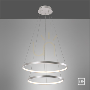 CIRCLE függőlámpa 11525-21 Ezüst 2xLED small 8
