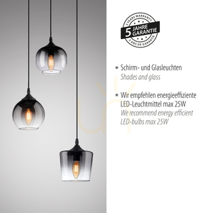 ZEA függőlámpa 15424-18 Fekete 3xE14 4 ZEA függőlámpa 15424-18 Fekete 3xE14 small 4