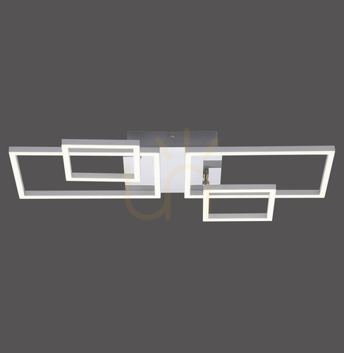 Jelölje be Plafond IVEN 14030-55 Ezüst 4xLED
