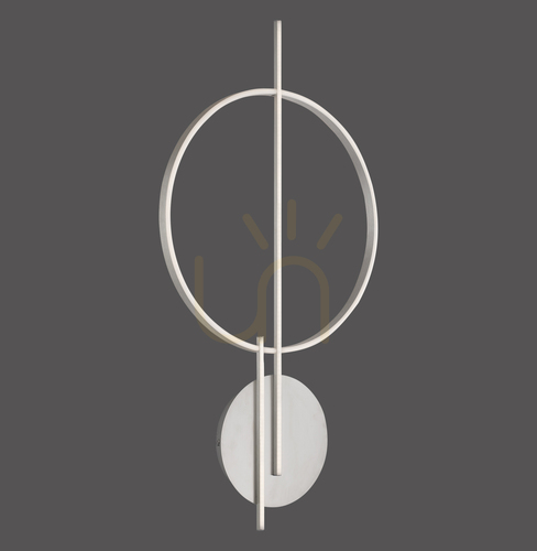 Jelölje be Plafond Q-ARKOA 6154-55 Silver 2xLED ezüst
