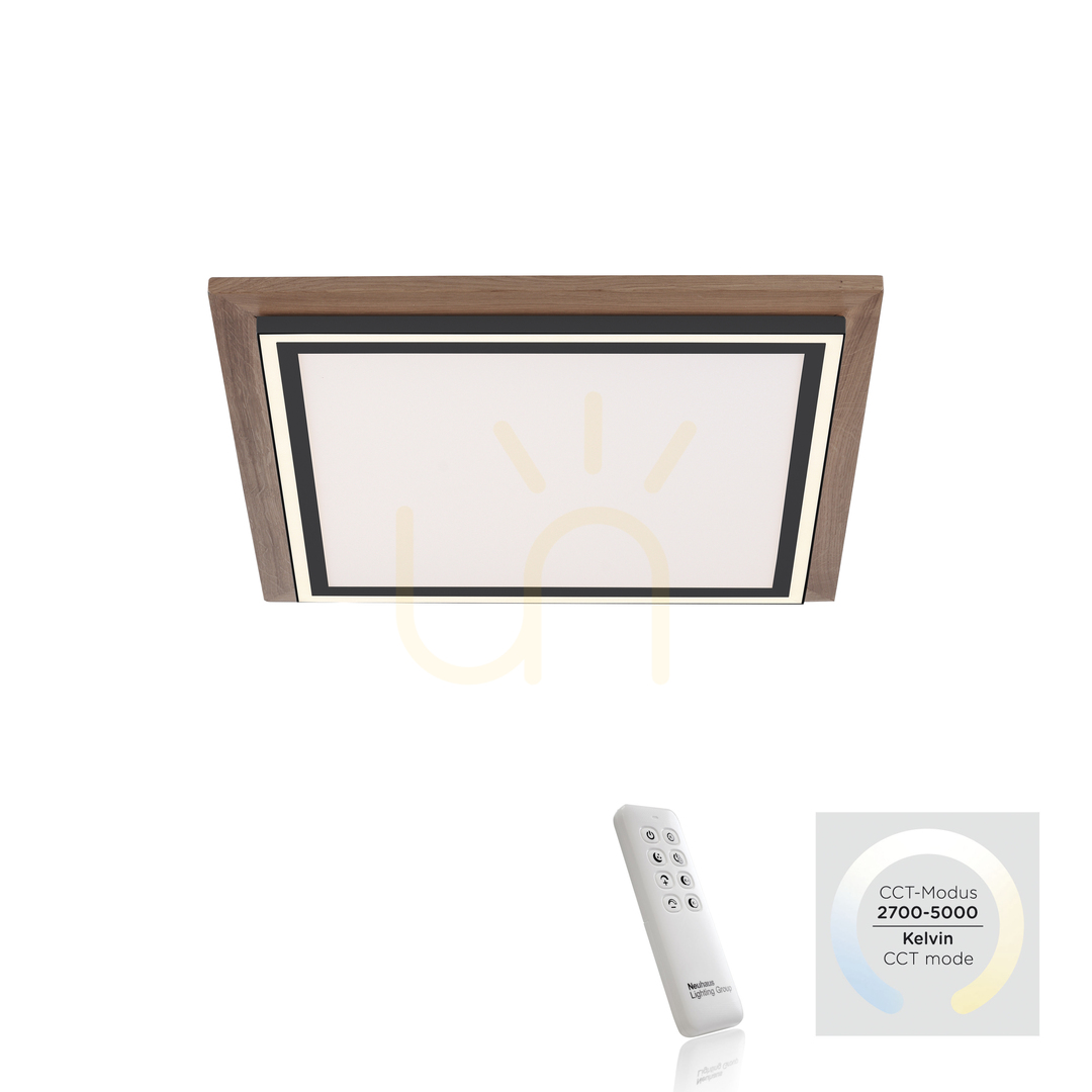 Kilátás Plafond PALMA 6141-79 fa 2xLED Plafond PALMA 6141-79 fa 2xLED
