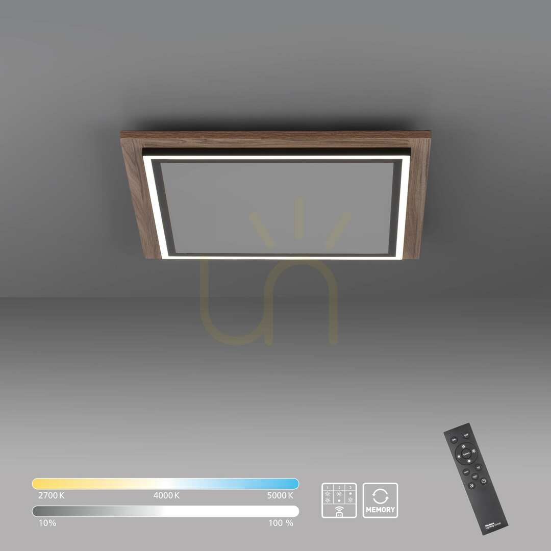 Előnézet Plafond PALMA 6141-79 fa 2xLED Plafond PALMA 6141-79 fa 2xLED