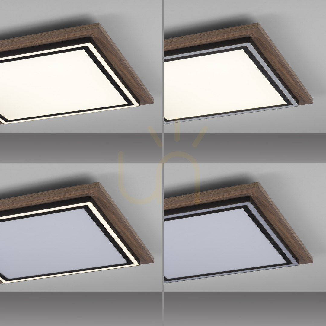 Kijelző Plafond PALMA 6141-79 fa 2xLED Plafond PALMA 6141-79 fa 2xLED