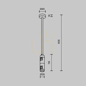 FLARITY TRA158C-D1-B Maytoni merev felfüggesztési rendszer gyűjtősínekhez small 4