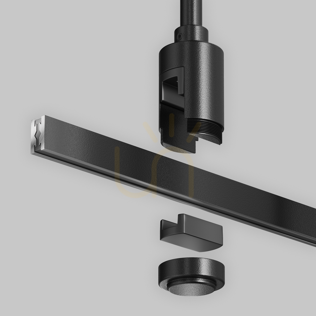 Kijelző FLARITY TRA159C-BB1-B Maytoni merev felfüggesztési rendszer gyűjtősínekhez FLARITY TRA159C-BB1-B Maytoni merev felfüggesztési rendszer gyűjtősínekhez