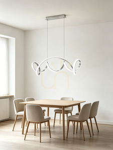 TORONTO ezüst függőlámpa 105 cm 7095-0163 Aviano small 0