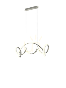 TORONTO ezüst függőlámpa 105 cm 7095-0163 Aviano small 1