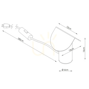 BISCUIT mocca LED asztali lámpa 3000K small 7