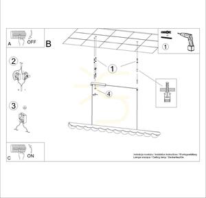 BISCUIT 130 rózsaszín LED 3000K függőlámpa small 10
