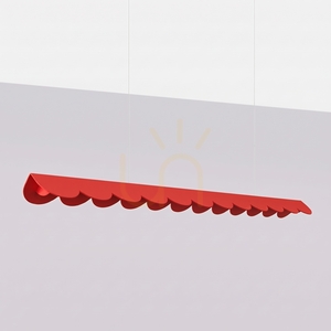 Thoro BISCUIT 130 piros LED függőlámpa 3000 K 16 W 131 cm small 1