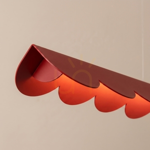 Thoro BISCUIT 130 piros LED függőlámpa 3000 K 16 W 131 cm small 3