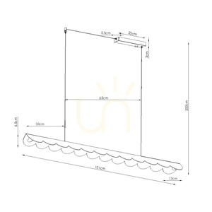 BISCUIT 130 zsálya LED 4000K függőlámpa small 9