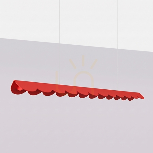 Jelölje be BISCUIT 130 piros LED 4000K LED függőlámpa