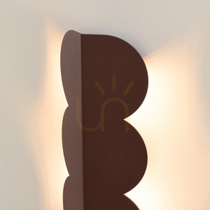 BISCUIT fali lámpa barna small 3