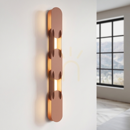 Jelölje be Thoro CHAIN 91 mocca fali lámpa LED 9,75 W 1290 lm 3000 K IP20 TH.772