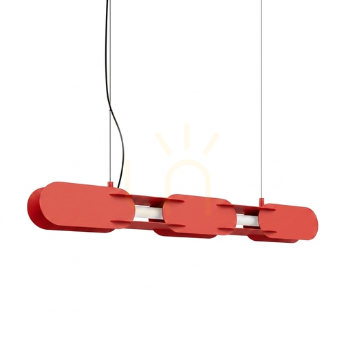 Jelölje be CHAIN 91 piros LED 3000K függőlámpa