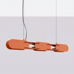 CHAIN 91 okker vörös LED 3000K függőlámpa small 1